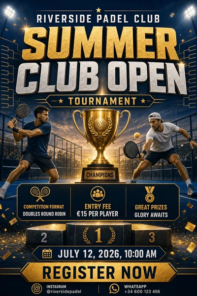 Competition poster style example