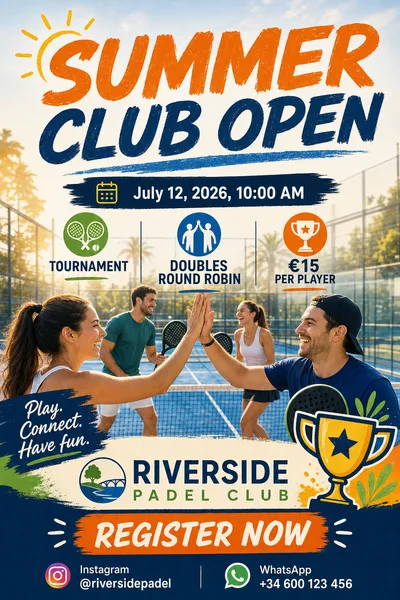 Social poster style example
